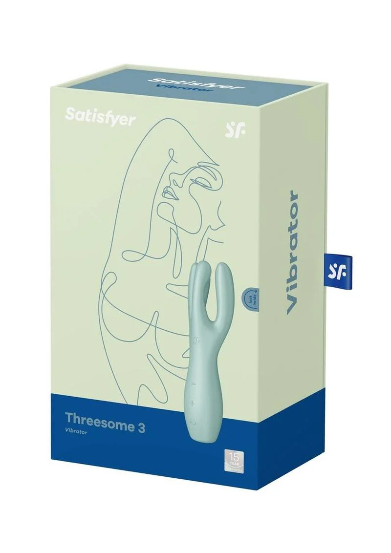 Satisfyer Threesome Rechargeable Silicone Vibrator with Dual Stimulation - Image 7
