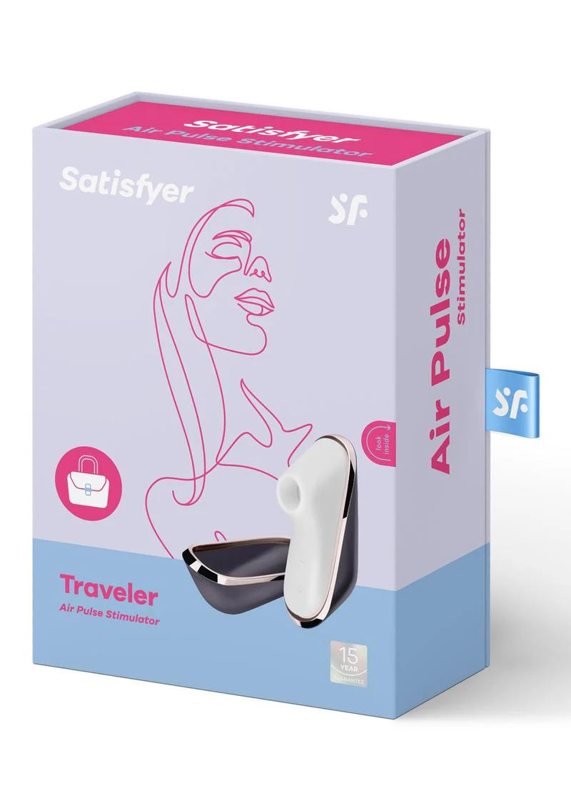 Satisfyer Traveler Compact USB Air Pulse Clitoral Stimulator - Image 4