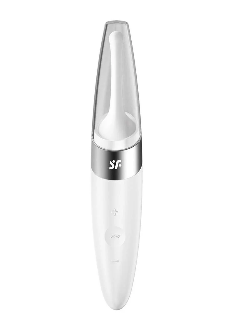 Satisfyer Twirling Delight Tip Vibrator Rechargeable Stimulator in Berry - Image 8