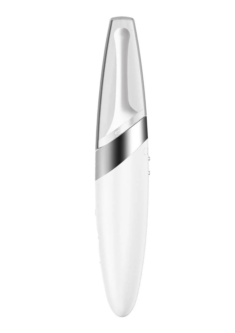 Satisfyer Twirling Delight Tip Vibrator Rechargeable Stimulator in Berry - Image 9