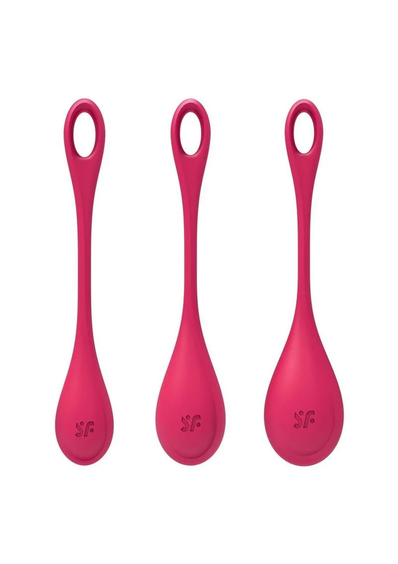 Satisfyer Yoni Power Silicone Weighted Ben Wa Balls Set - Image 3
