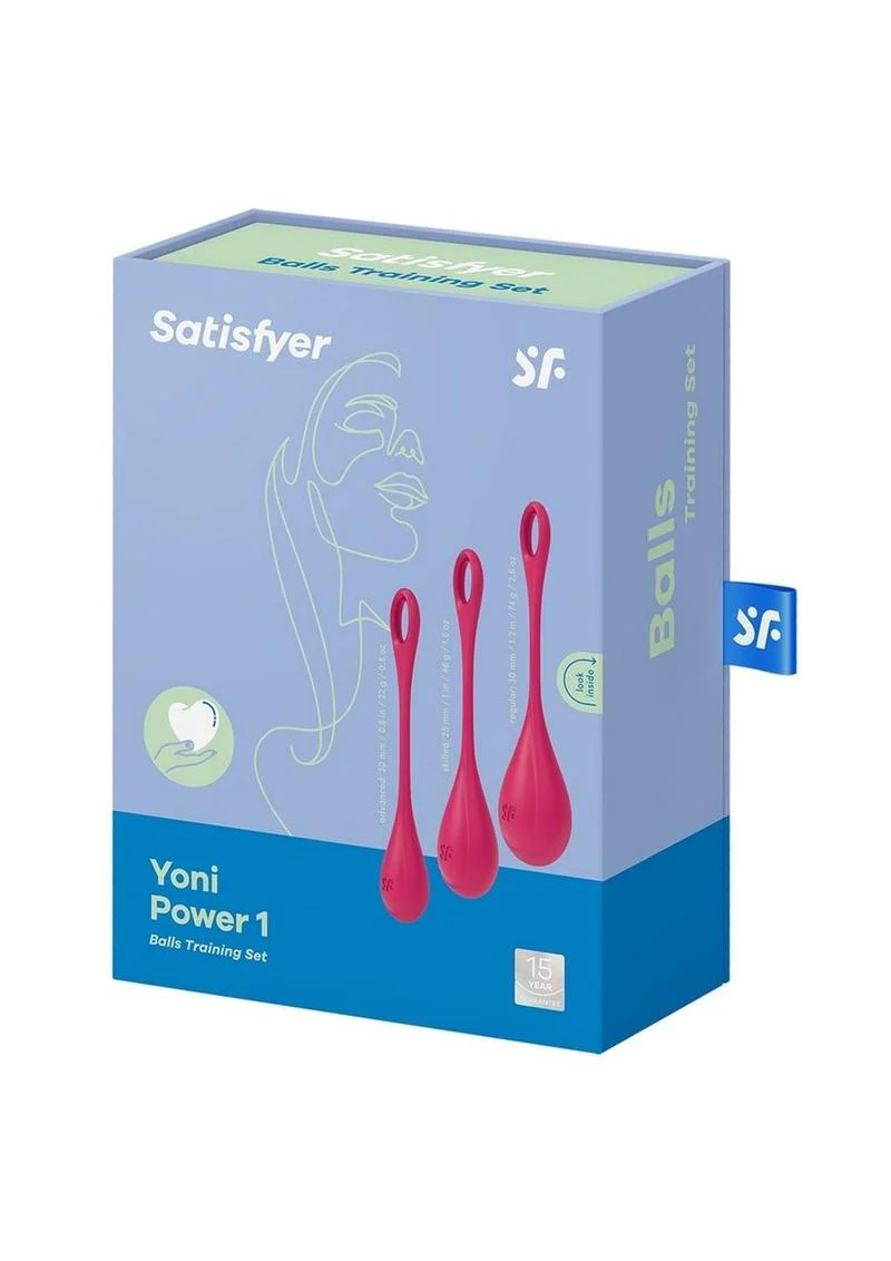 Satisfyer Yoni Power Silicone Weighted Ben Wa Balls Set - Image 7