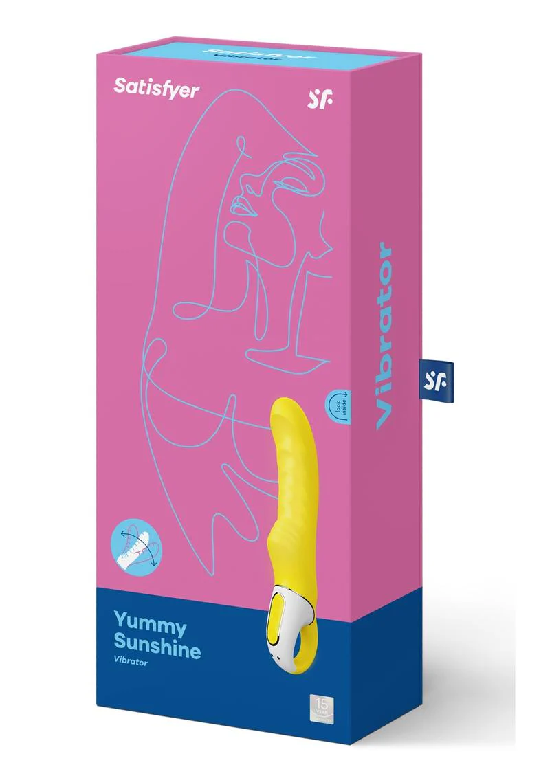 Satisfyer Yummy Sunshine Waterproof Yellow G-Spot Vibrator - Image 4