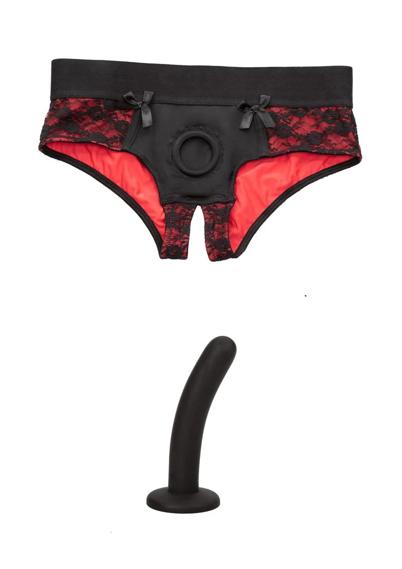 Scandal Crotchless Pegging Panty Set - Image 4