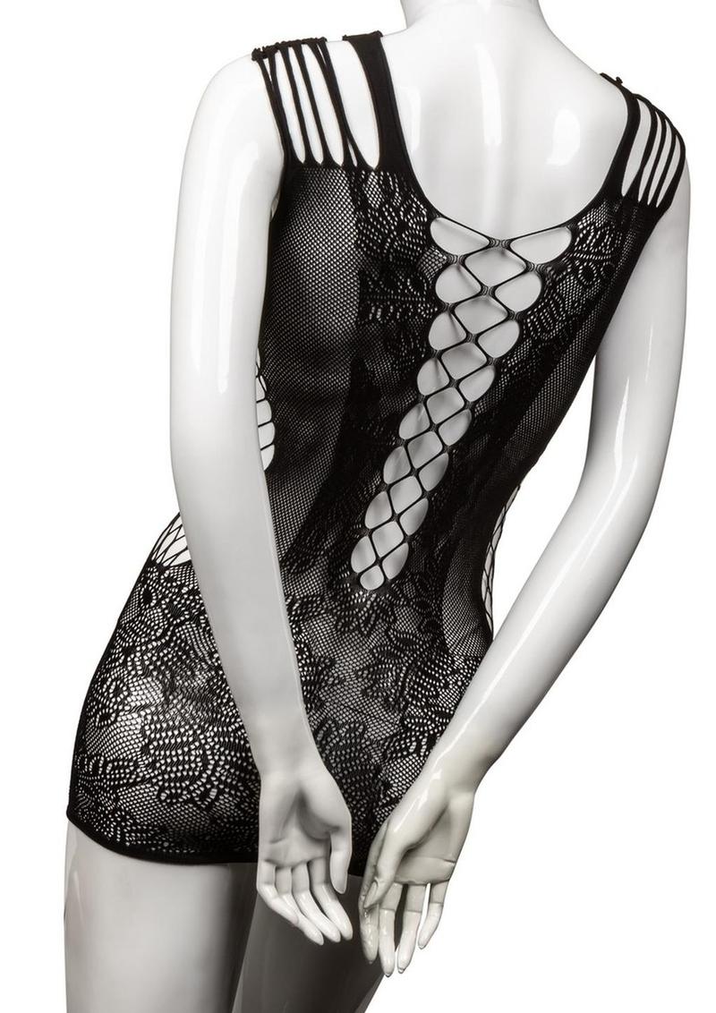 Scandal Peek-A-Boo Mini Dress – Black - Image 2