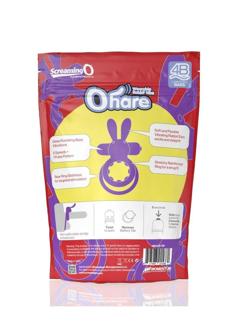 Screaming O 4B Ohare Vibrating Cock Ring - Image 12