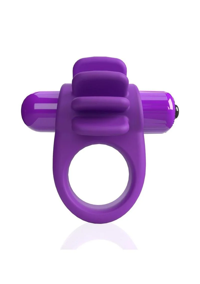 Screaming O 4b Skooch Vibrating Ring Grape Silicone Ring - Image 2