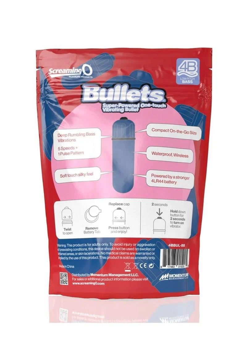 Screaming O 4B Super-Powered One-Touch Vibrating Bullet - Image 10