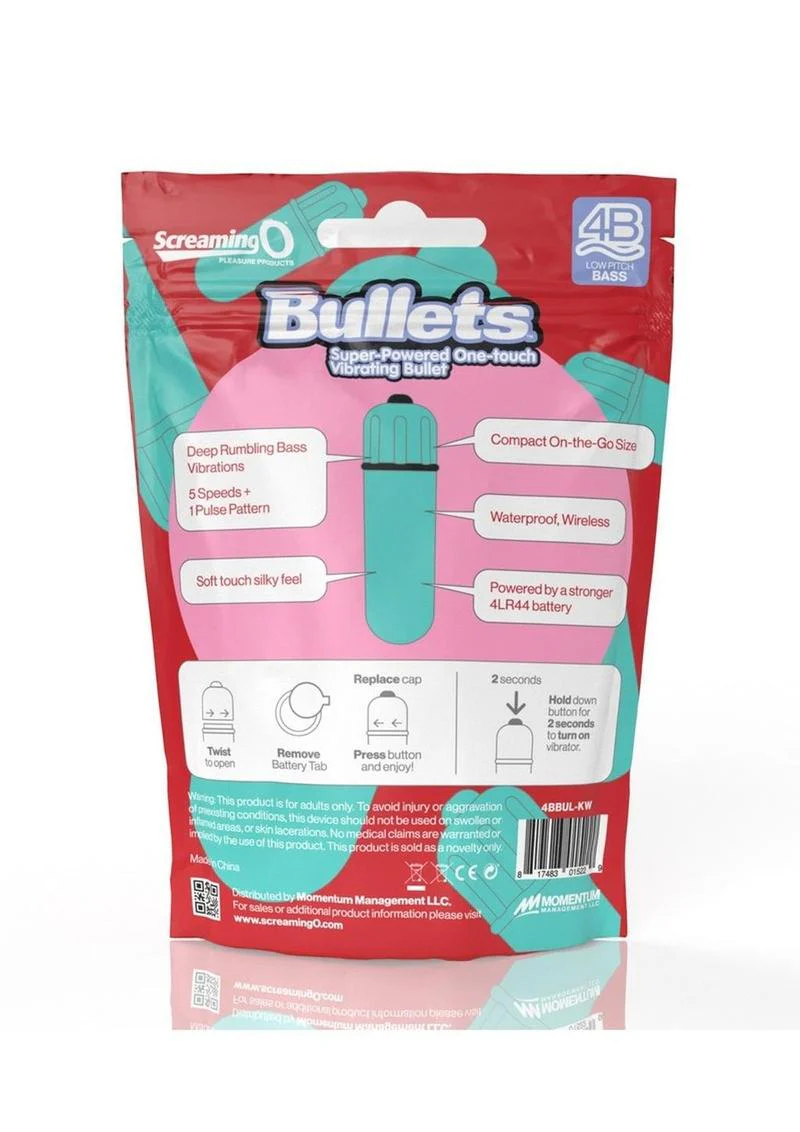 Screaming O 4B Super-Powered One-Touch Vibrating Bullet - Image 14