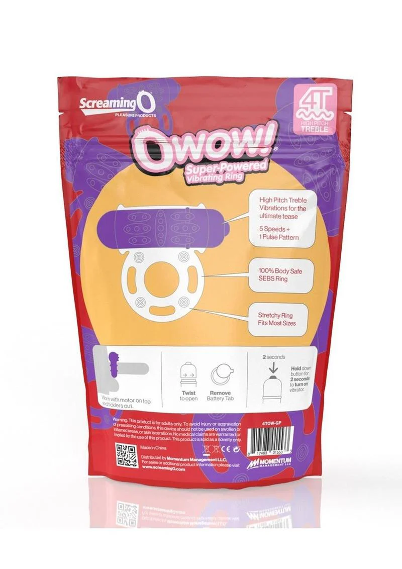 Screaming O 4T O Wow Super Powered Vibrating Ring - Image 8
