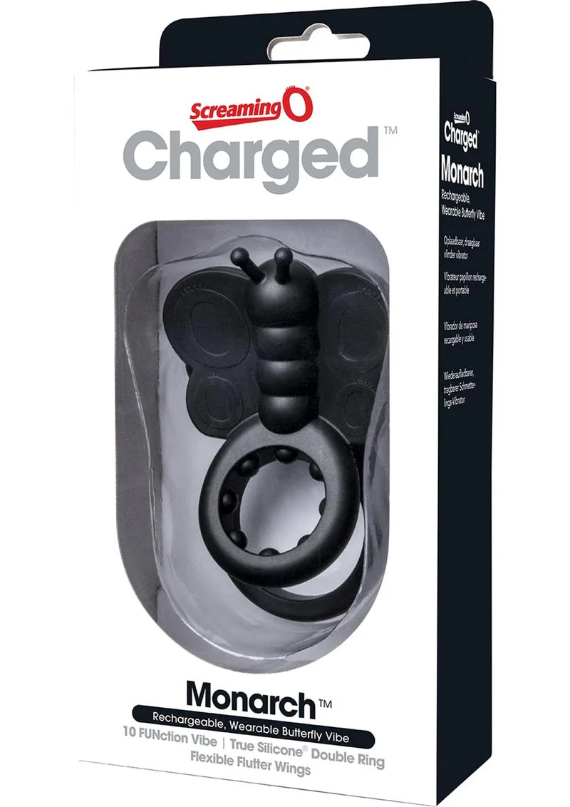 Screaming O Charged Monarch Rechargeable Silicone Cock Ring - Image 4