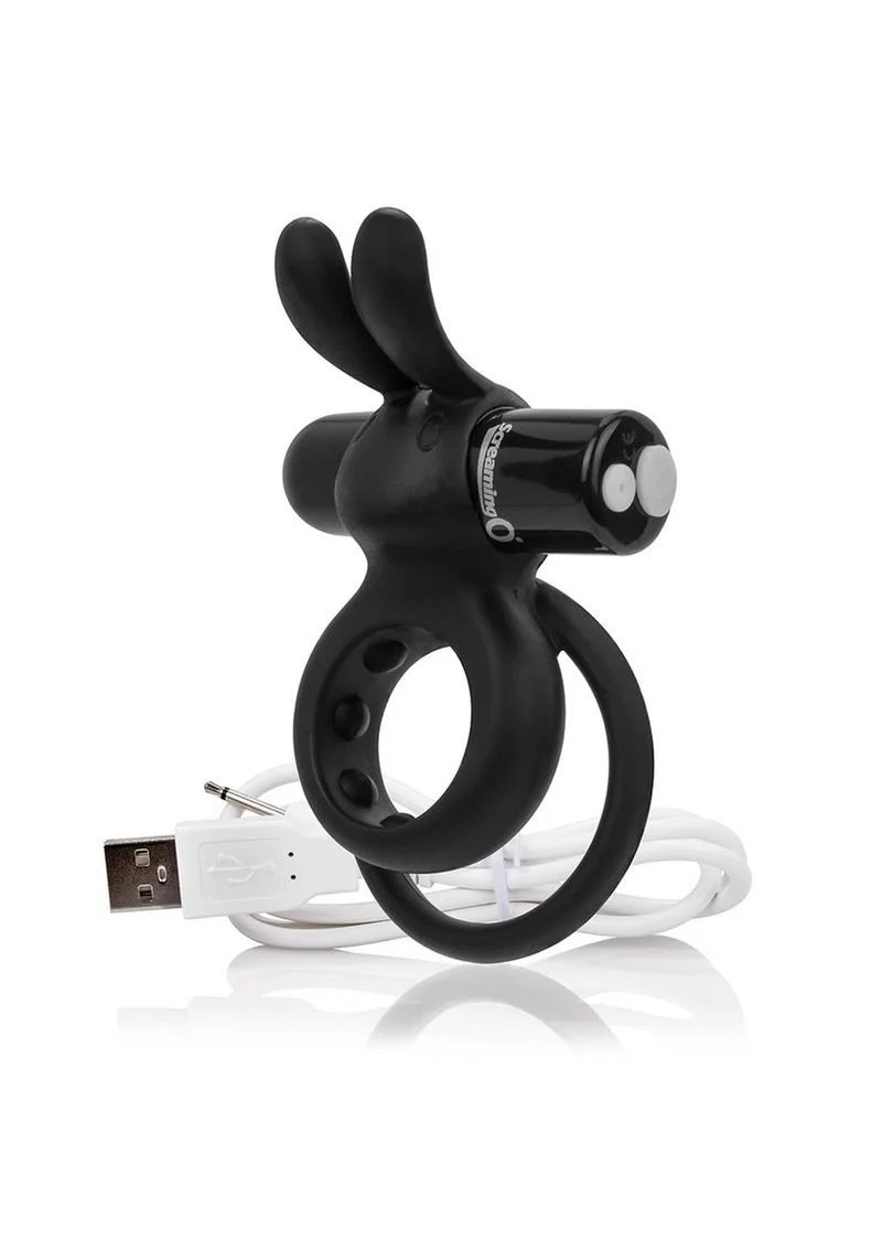 Screaming O Charged Ohare Rechargeable Wearable Rabbit Vibe Cock Ring - Image 3