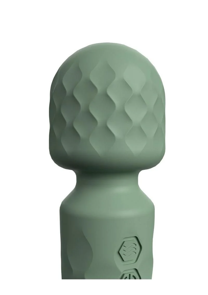 Screaming O Cuties Winny Powerful Mini Wand in Sage Green - Image 3