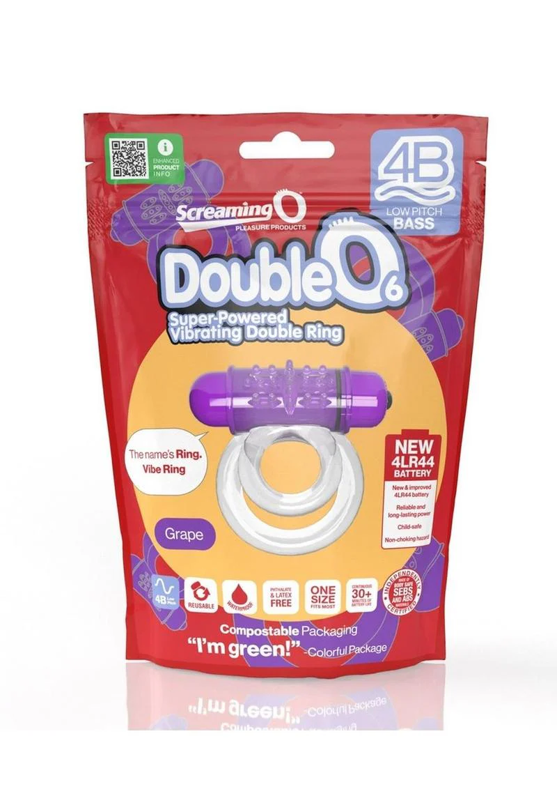 Screaming O Double O 6 Super-Powered Vibrating Double Ring - Image 10