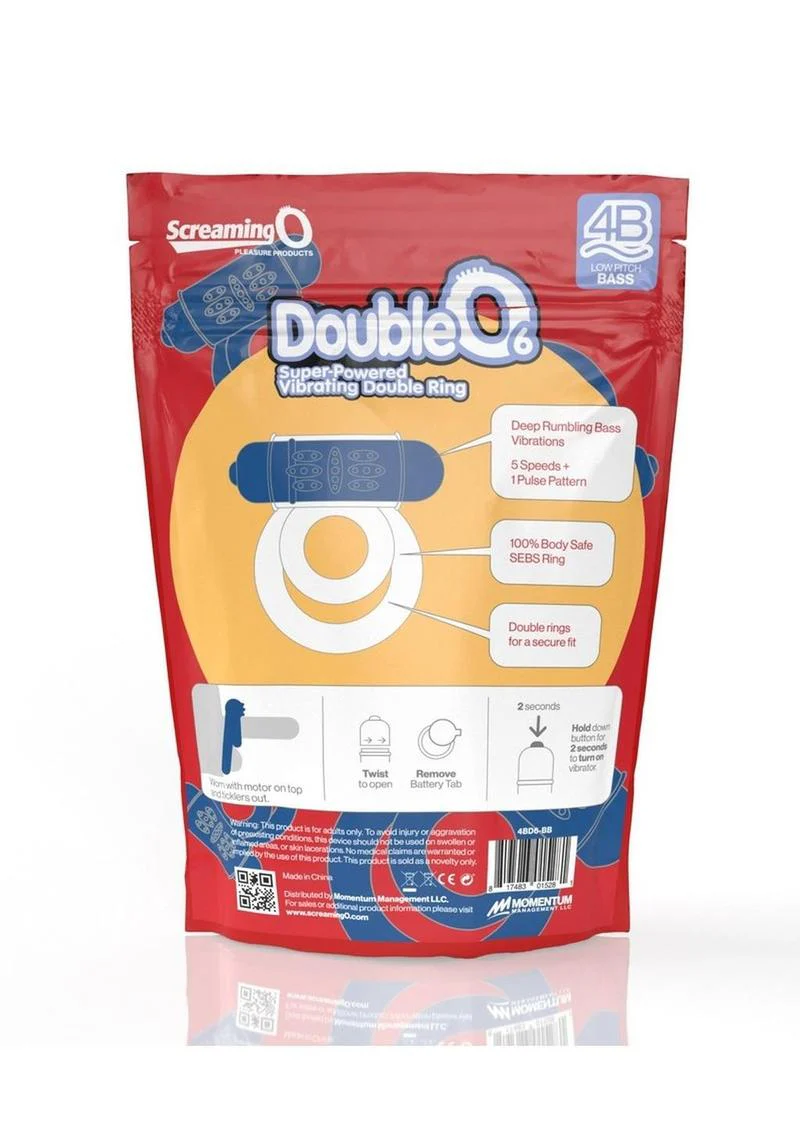 Screaming O Double O 6 Super-Powered Vibrating Double Ring - Image 12