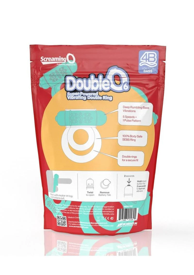Screaming O Double O 6 Super-Powered Vibrating Double Ring - Image 14