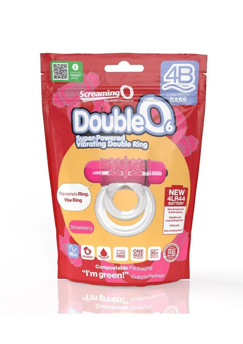 Screaming O Double O 6 Super-Powered Vibrating Double Ring - Image 15
