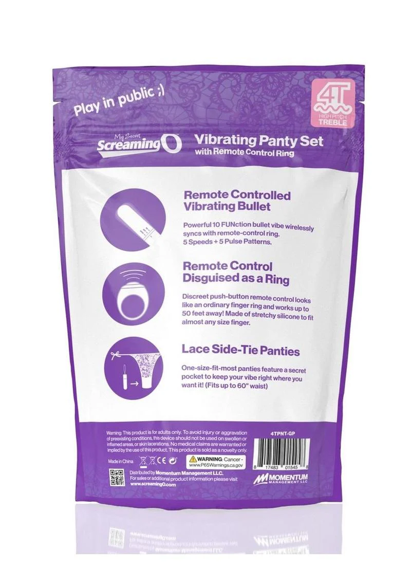 Screaming O My Secret 4T Vibrating Panty Set - Image 13