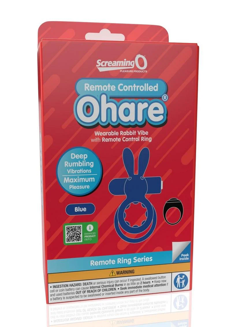 Screaming O Ohare Remote Control Rechargeable Vibrating Cock Ring - Image 10