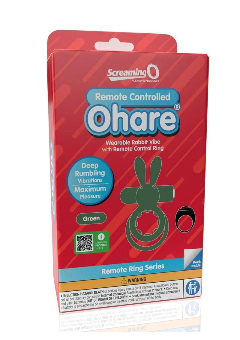 Screaming O Ohare Remote Control Rechargeable Vibrating Cock Ring - Image 11