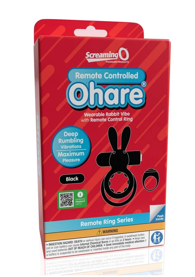 Screaming O Ohare Remote Control Rechargeable Vibrating Cock Ring - Image 12