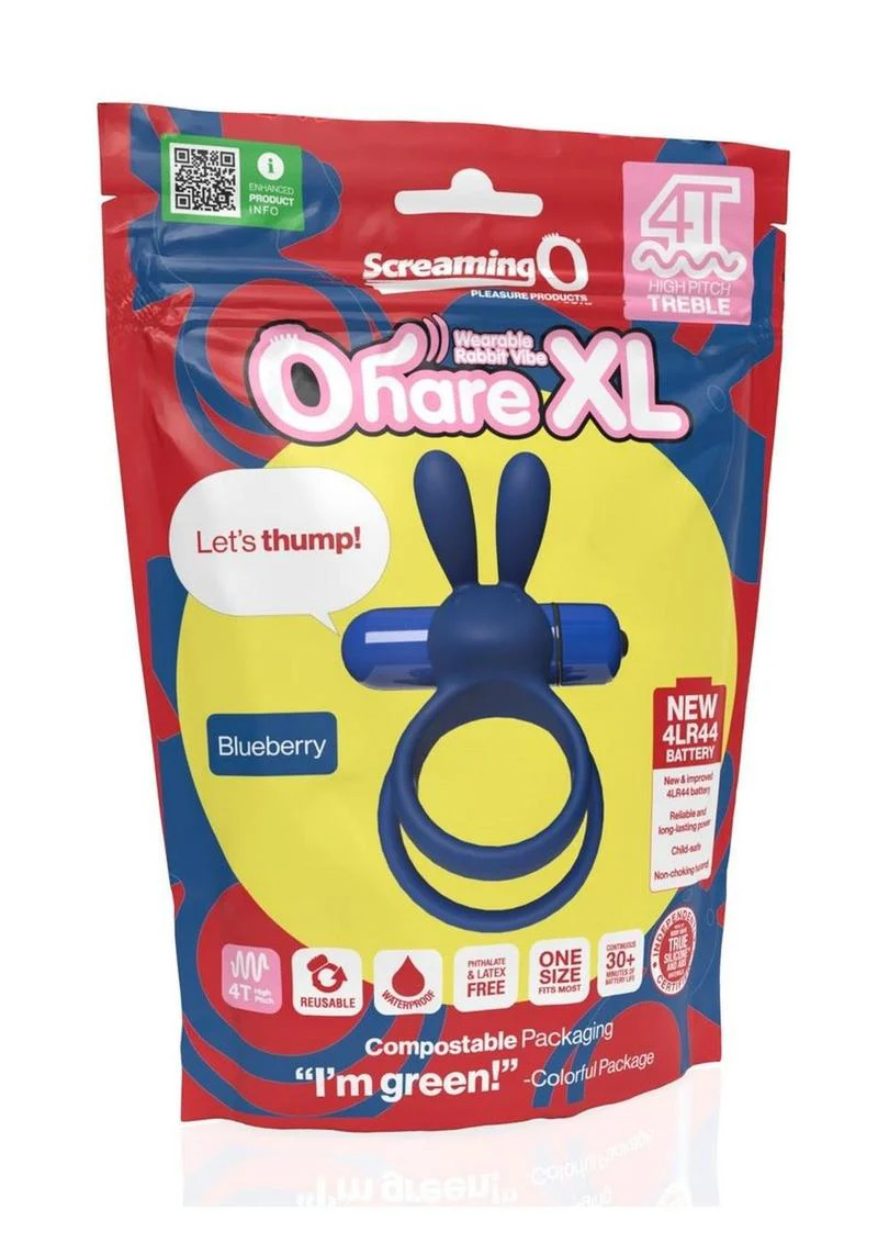 Screaming O Ohare XL Kiwi Wearable Rabbit Vibrating Cock Ring - Image 15