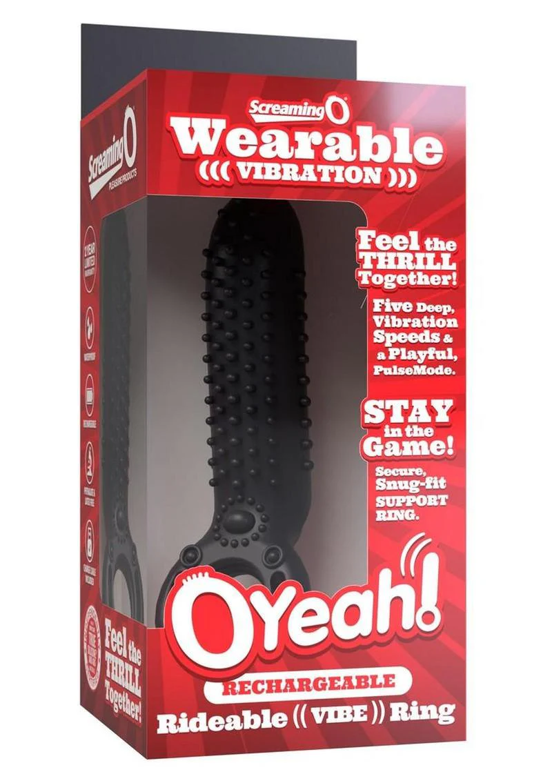 Screaming O Oyeah Silicone Cock Ring - Image 12