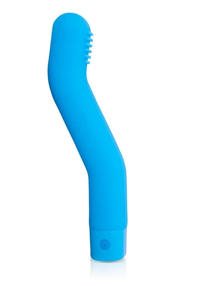 Screaming O Reach-it! USB Rechargeable Blue Silicone G-Spot Vibrator - Image 2