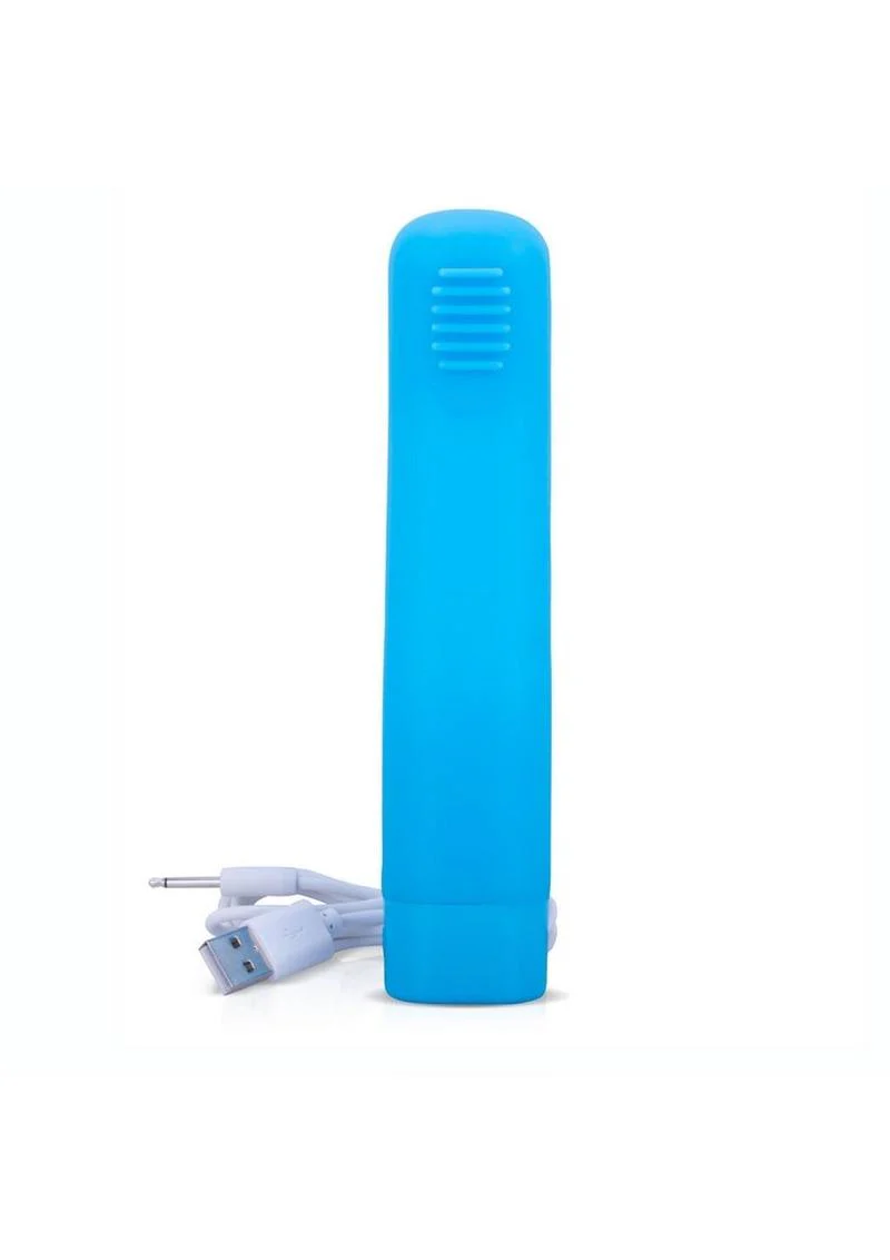 Screaming O Reach-it! USB Rechargeable Blue Silicone G-Spot Vibrator - Image 3