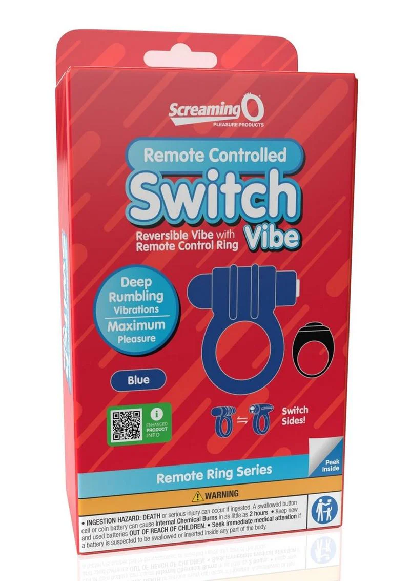 Screaming O Remote Controlled Switch Vibe Silicone Ring with Remote - Image 10