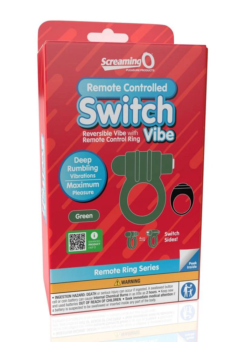 Screaming O Remote Controlled Switch Vibe Silicone Ring with Remote - Image 11