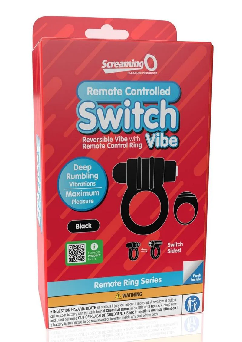 Screaming O Remote Controlled Switch Vibe Silicone Ring with Remote - Image 12