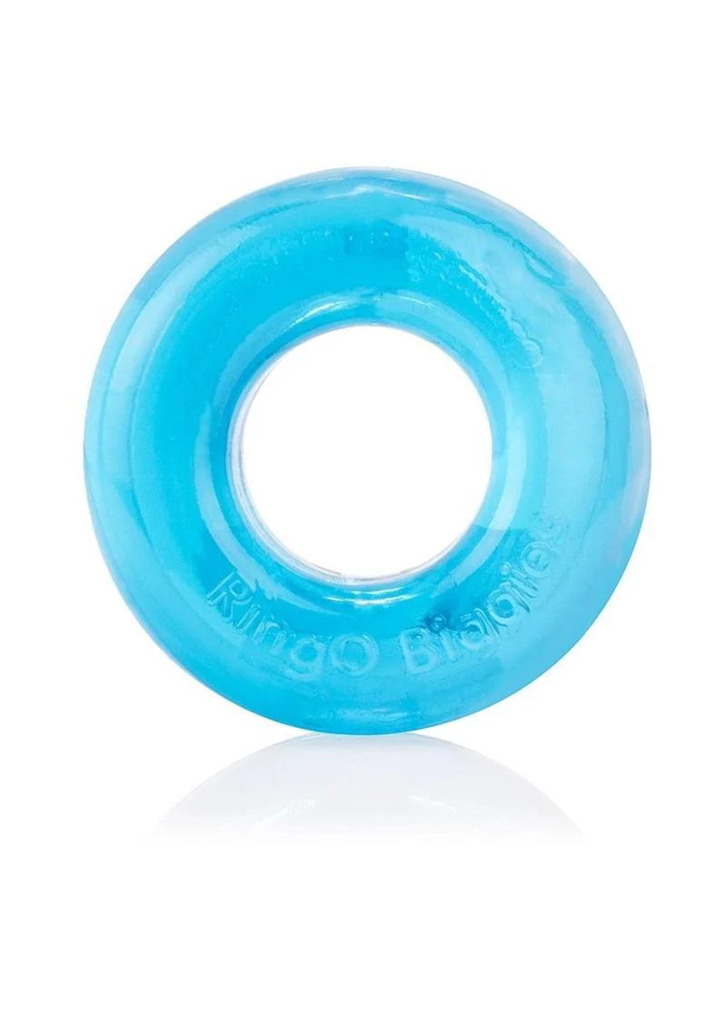 Screaming O Ring O Biggies Waterproof Blue Cock Ring - Image 6