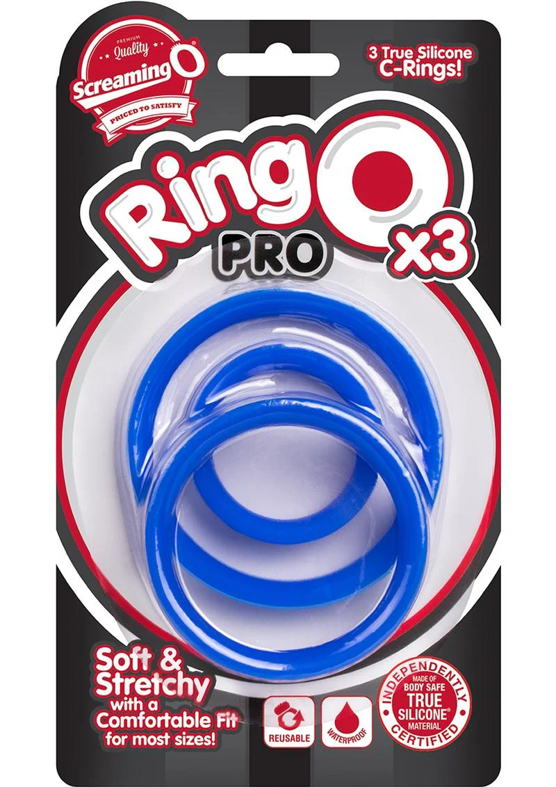Screaming O Ring O Pro x3 Silicone Waterproof C-Rings Set - Image 8