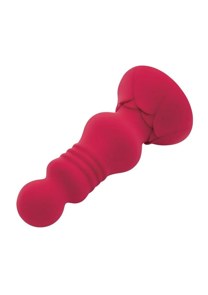 Secret Kisses Floret Rechargeable Vibrating Butt Plug - Image 3