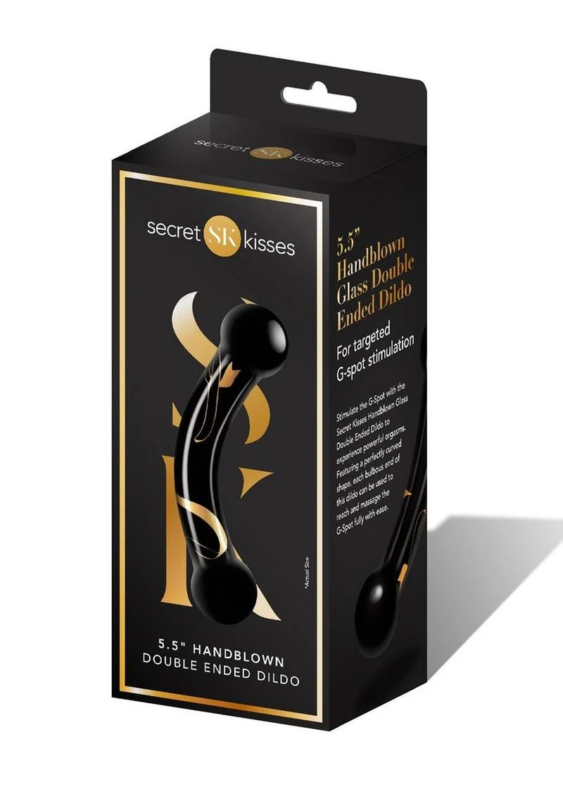 Secret Kisses Handblown Glass Double Ended Dildo - Image 4