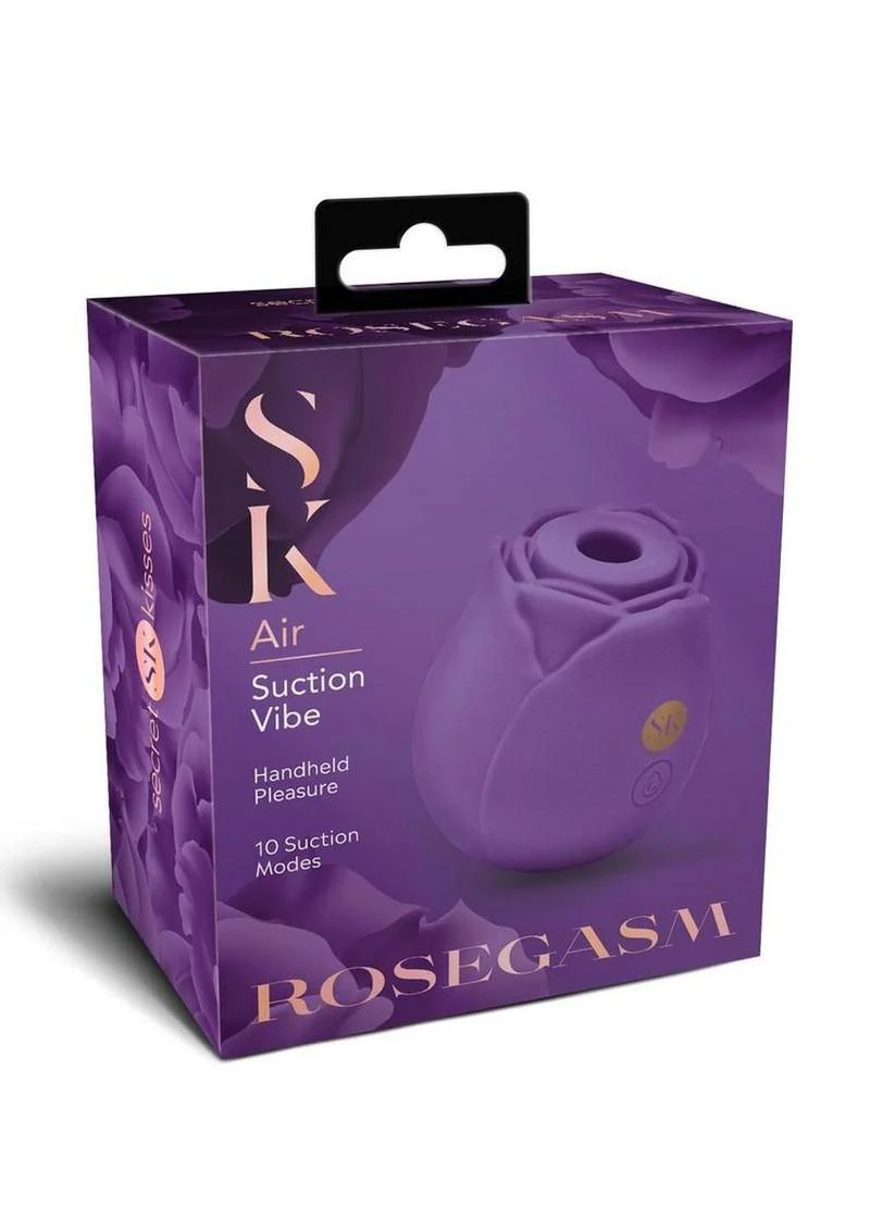 Secret Kisses Rosegasm Air Suction Vibe - Image 5