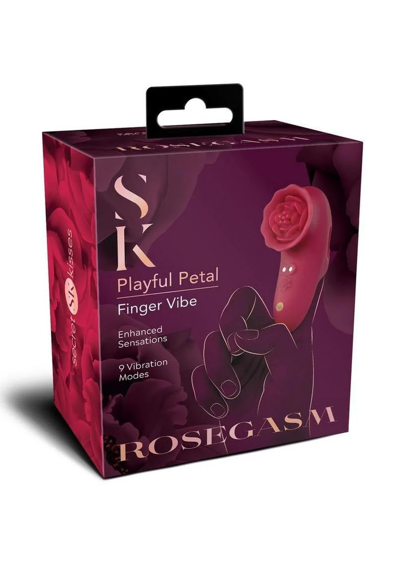 Secret Kisses RoseGasm Playful Petal Finger Vibe - Image 4