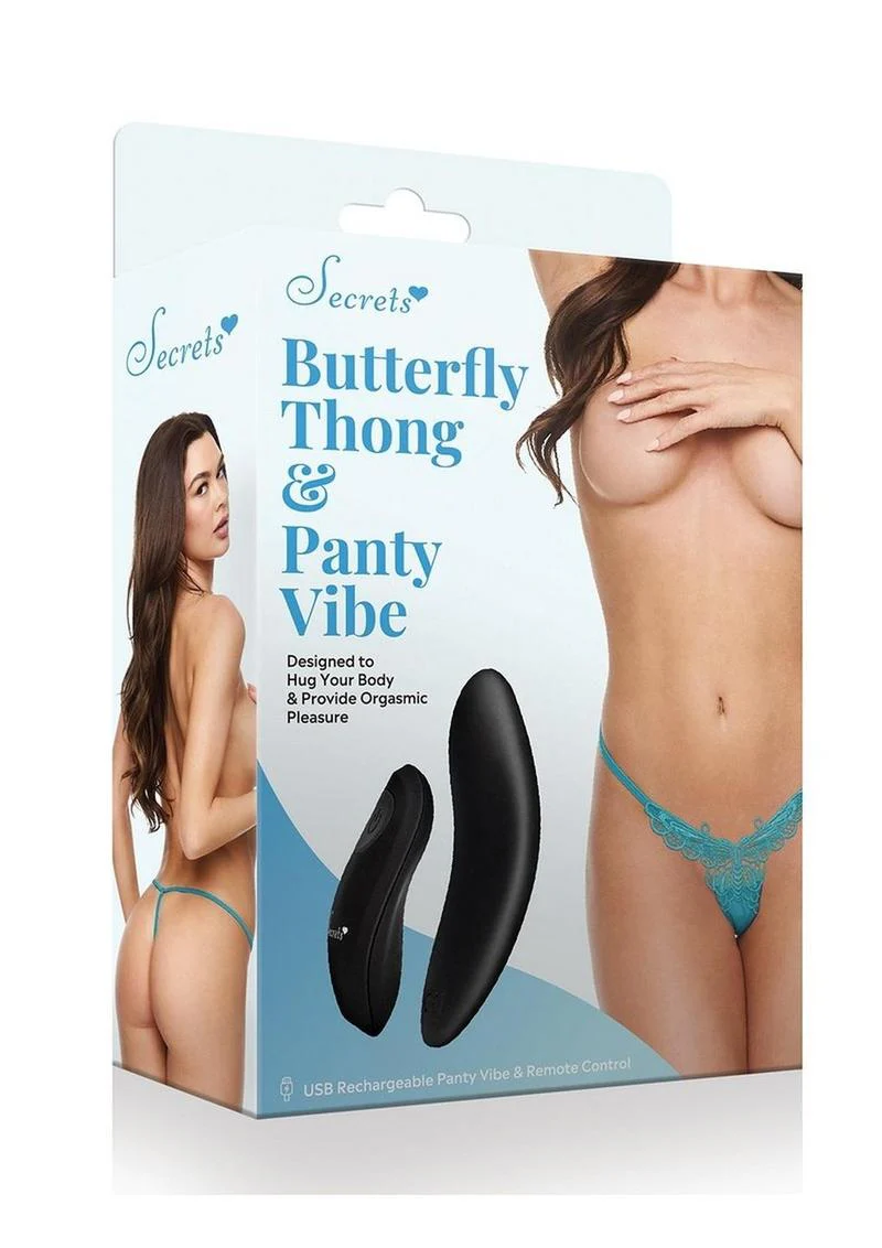 Secrets Butterfly Thong & Panty Vibe with Remote Control - Image 4