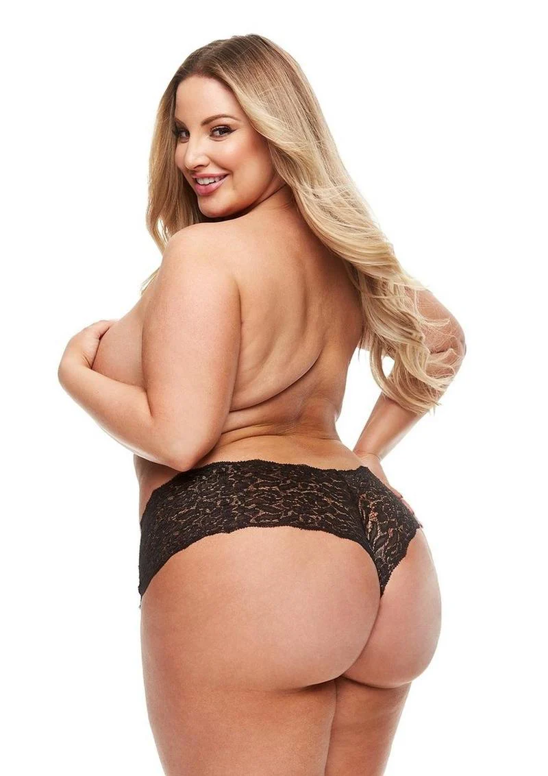 Secrets Lace Boyshort And Rechargeable Panty Vibe with Remote - Image 3
