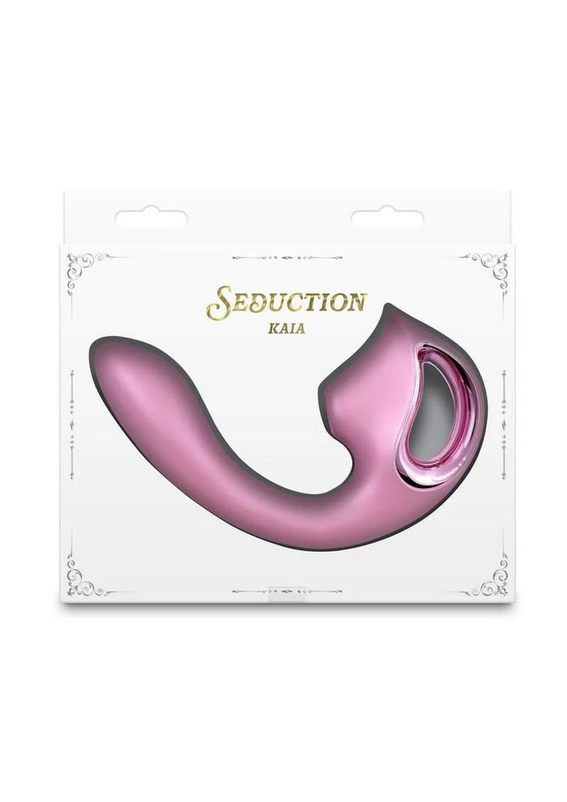 Seduction Kaia Rechargeable Silicone Dual Vibrator - Image 5