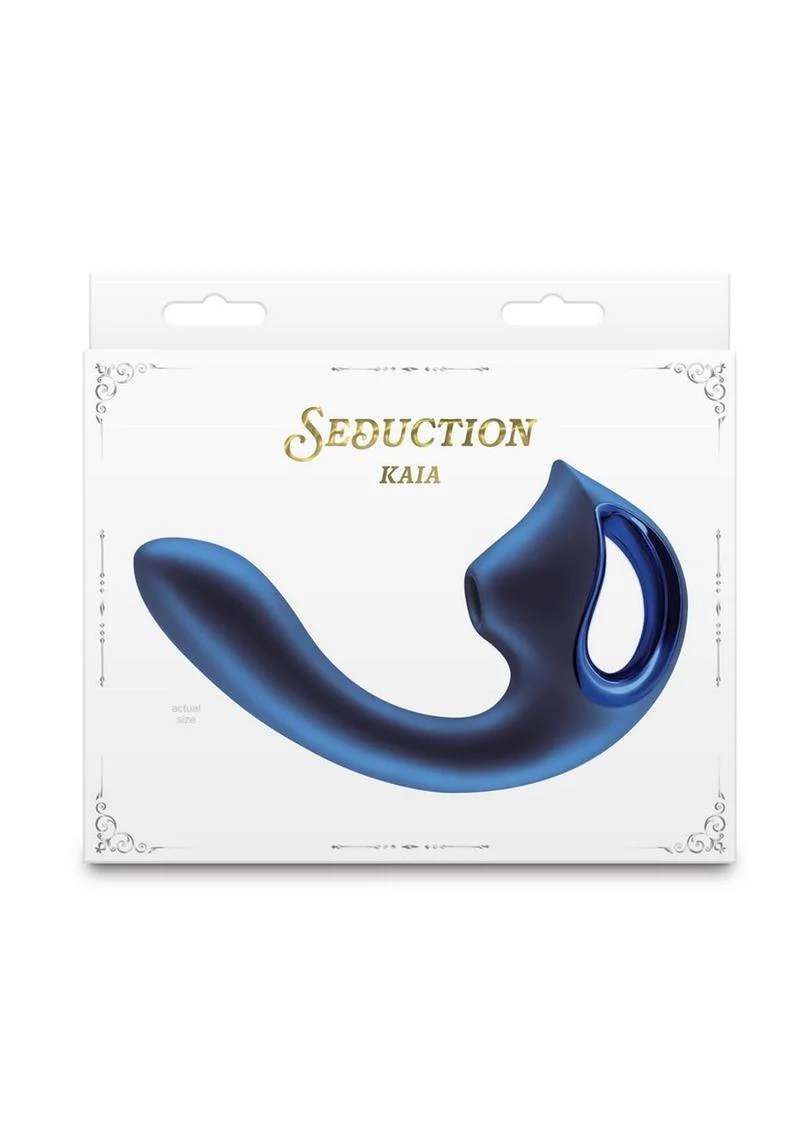 Seduction Kaia Rechargeable Silicone Dual Vibrator - Image 6