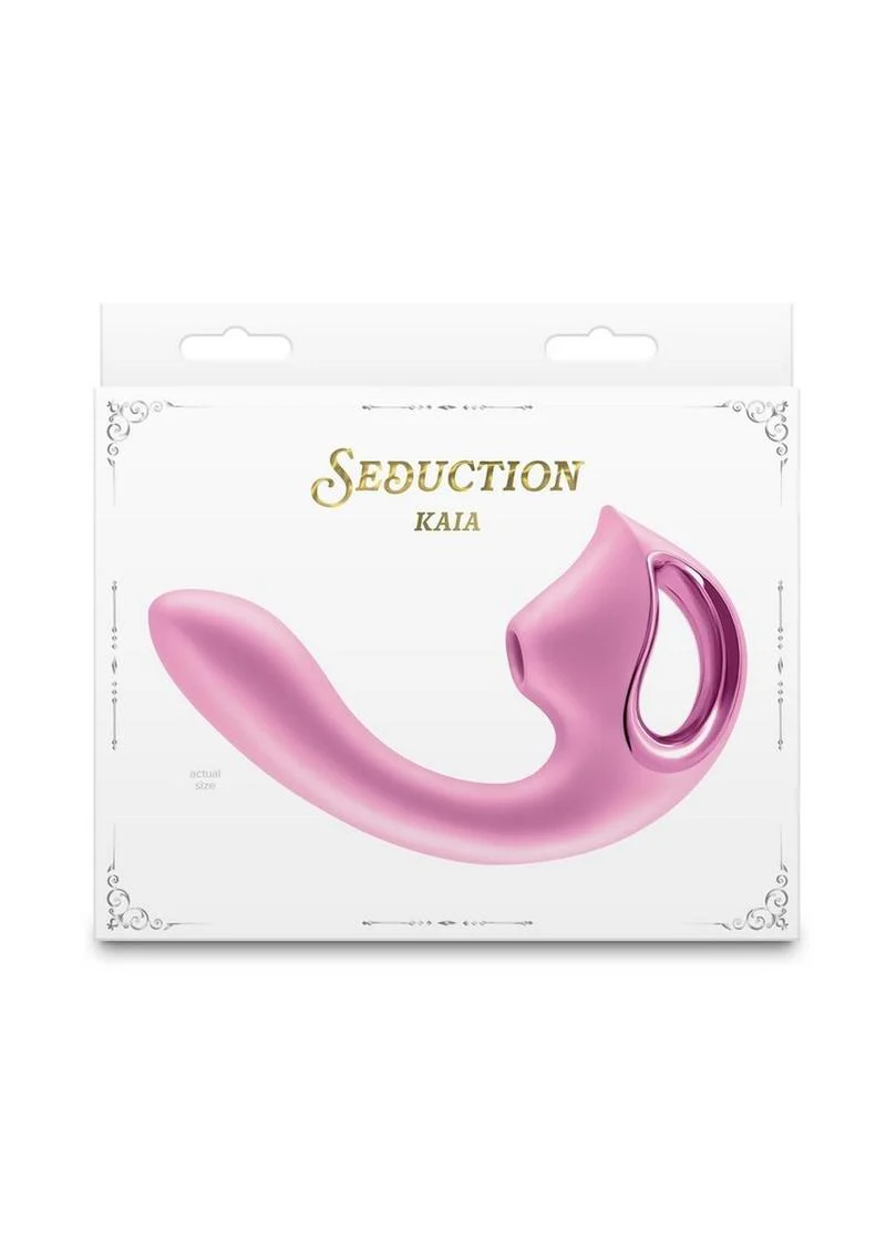 Seduction Kaia Rechargeable Silicone Dual Vibrator - Image 7