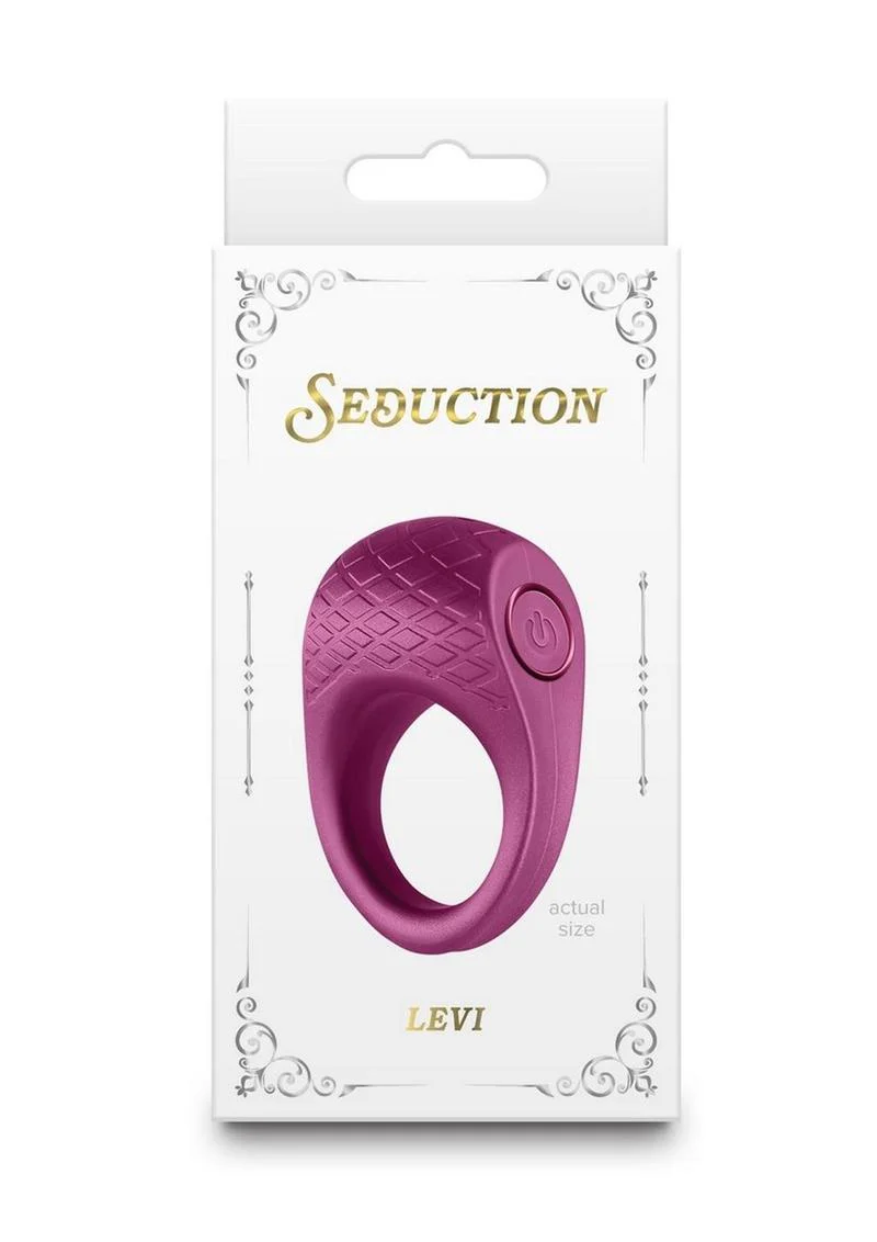 Seduction Levi Rechargeable Silicone Cock Ring - Image 6