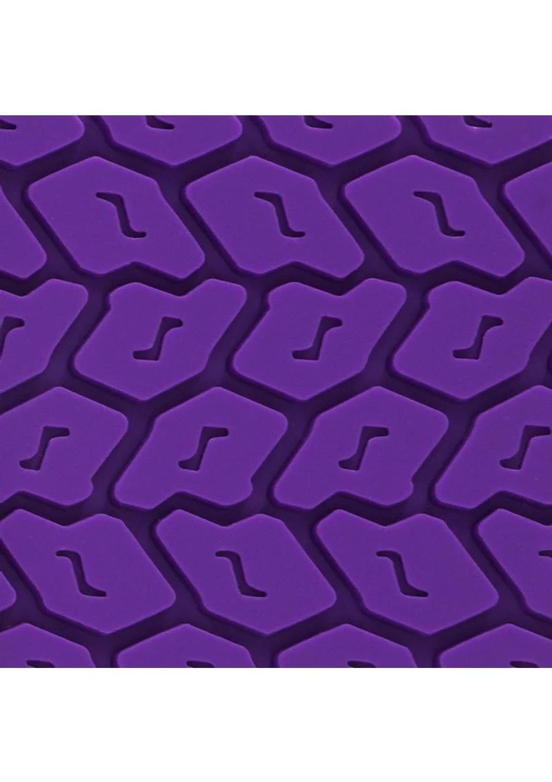 Sei Mio Tyre Textured Spanking Paddle Purple – Tread Carefully - Image 2