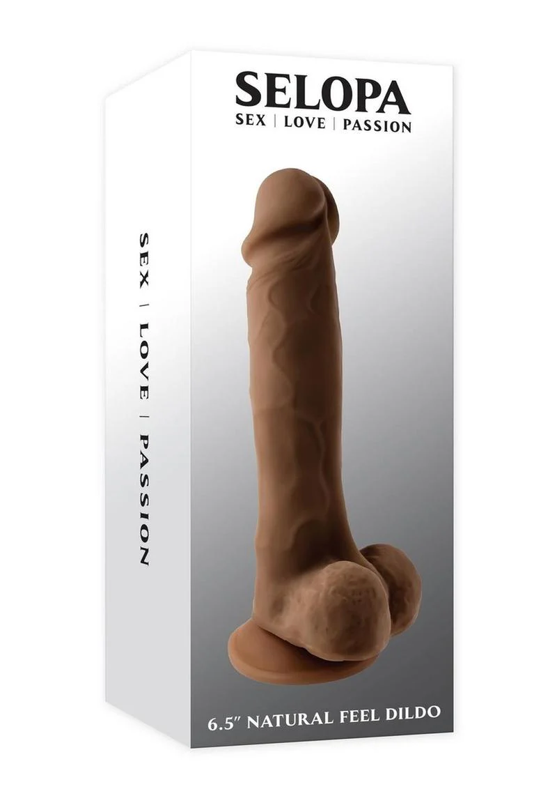 Selopa 6.5" Natural Feel Dildo With Balls - Image 8
