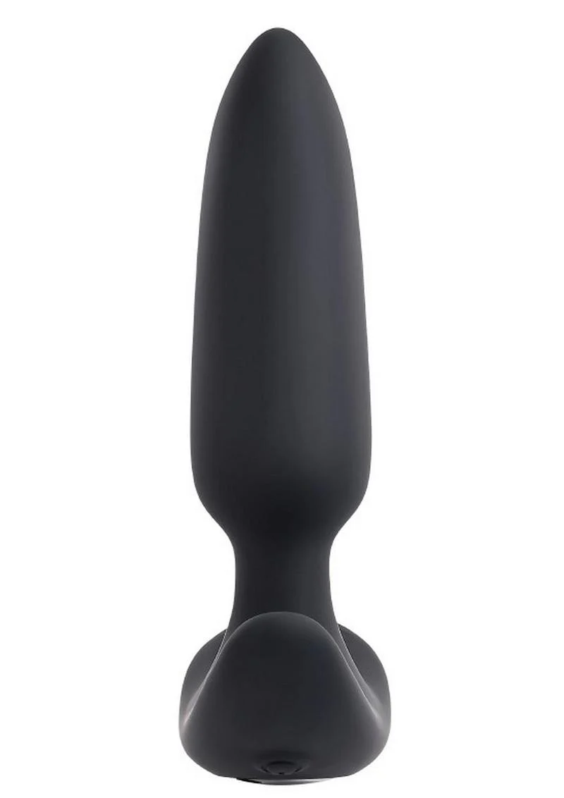 Selopa Black Beauty Rechargeable Silicone Vibrating Anal Plug - Image 2