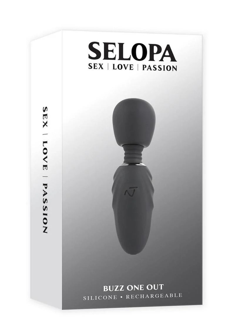 Selopa Buzz One Out Rechargeable Silicone Mini Wand - Image 4