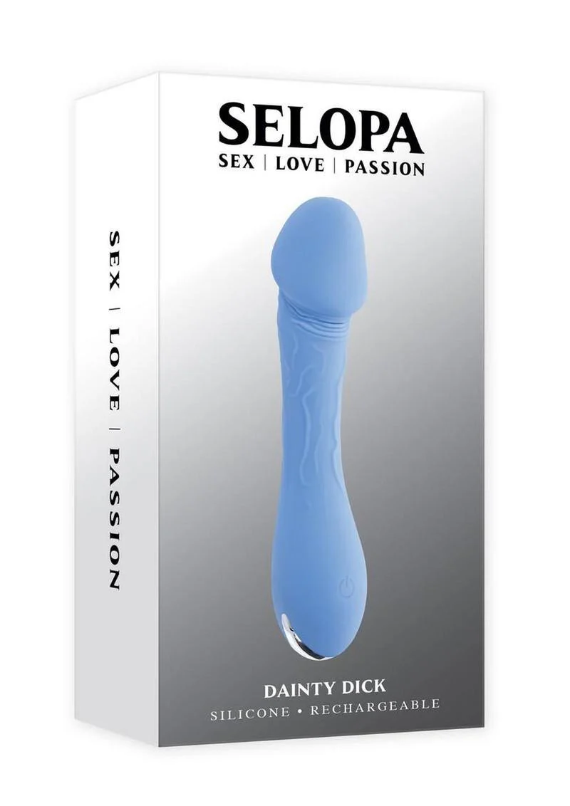 Selopa Dainty Dick Rechargeable Vibrating Dildo - Image 4