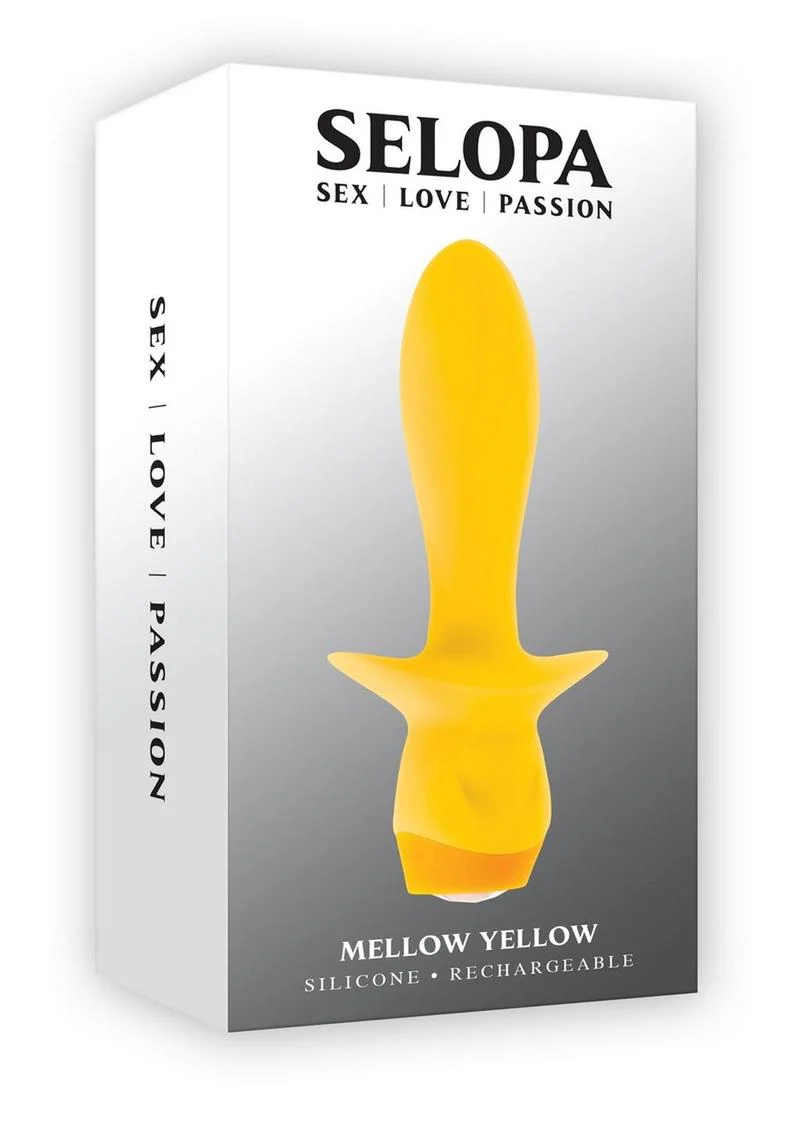 Selopa Mellow Yellow Rechargeable Vibrating Plug - Image 4